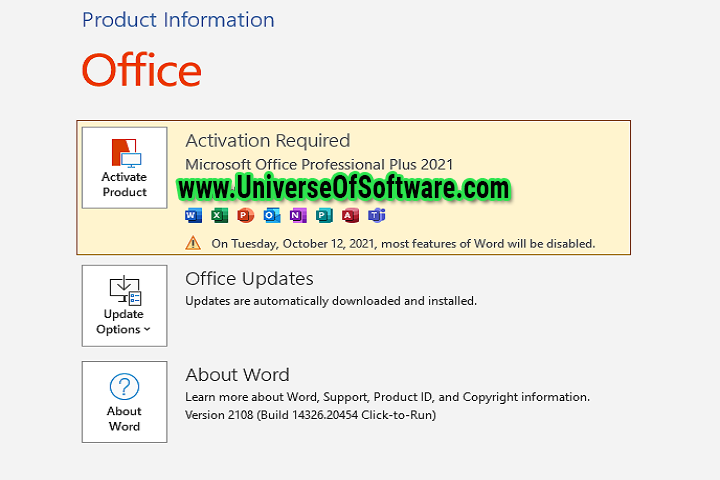 Microsoft Office LTSC 2021 Pro Plus X86 MULTi-27 MAY 2022 {Gen2} with key