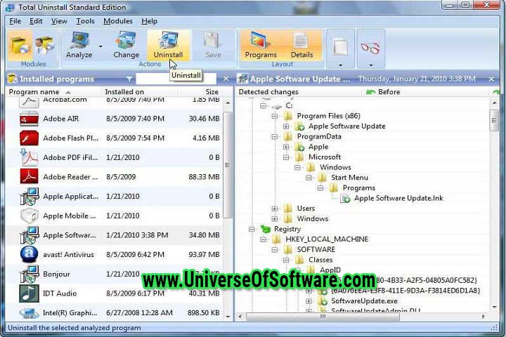 Total Uninstall Professional v7.3.1.641 with Key Free Download