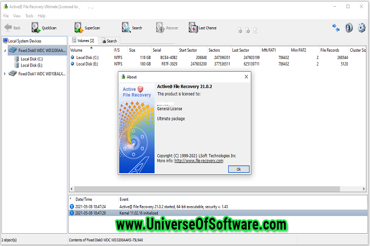 Active Partition Recovery Ultimate v22.0.0 (x64) Portable Key
