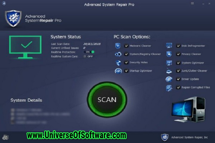 Advanced System Repair Pro v1.9.8.3 With Patch