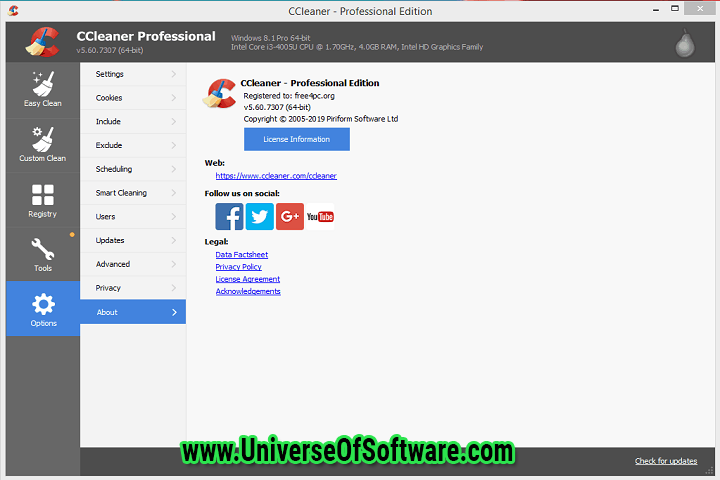 CCleaner 6.00.9727 (x64) All Edition Multilingual With Crack