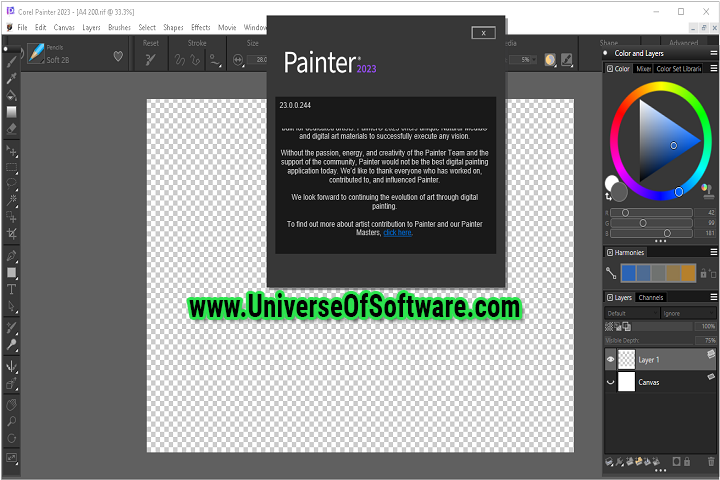 Corel Painter 2023 v23.0.0.244 (x64) Multilingual Portable Key