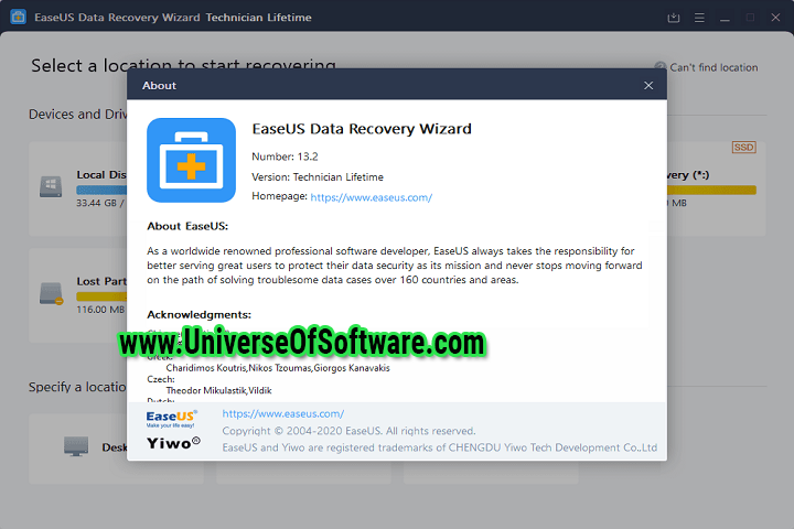 EaseUS Data Recovery Wizard Technician v15.2 Build 20220615 + Fix Patch