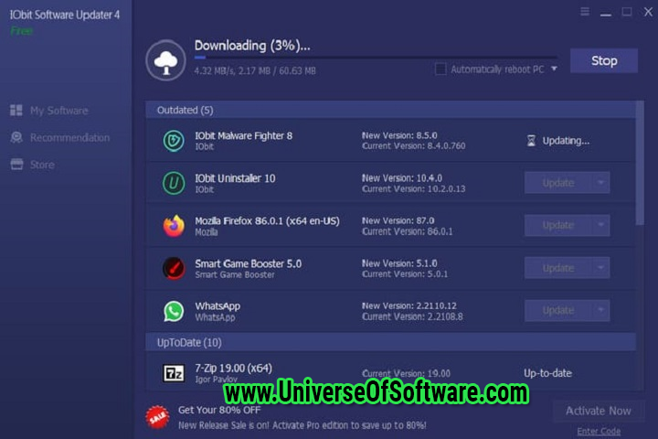 IObit Software Updater Pro v4.6.0.264 with crack