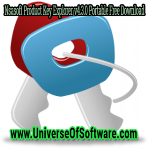 Nsasoft Product Key Explorer v4.3.0 Portable Free Download