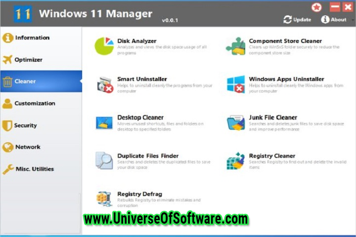 Yamicsoft Windows 11 Manager v1.0.8 with Keygen
