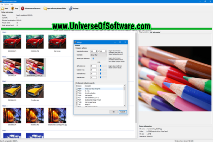 3delite Duplicate Picture Finder v1.0.82.90 with Key