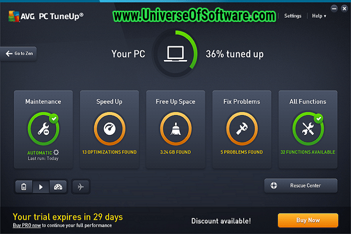 AVG PC TuneUp Pro v20.1 Build 2106 with Patch