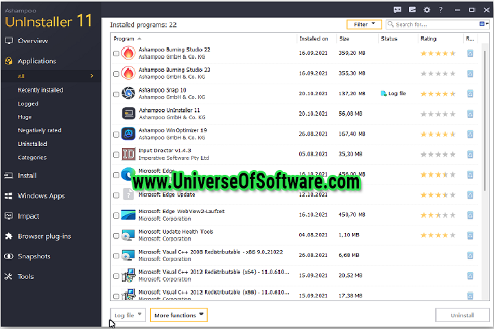 Ashampoo UnInstaller v11.00.16 with patch