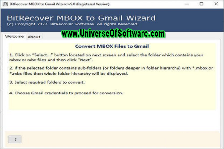 BitRecover MBOX to Gmail Wizard v9.0 with Patch