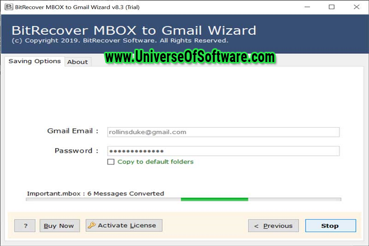 BitRecover MBOX to Gmail Wizard v9.0 with Key