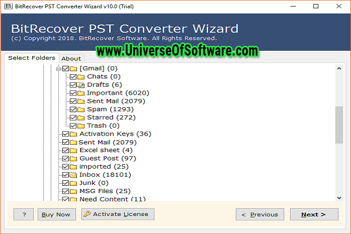 BitRecover PST Converter Wizard 13.3 with Key
