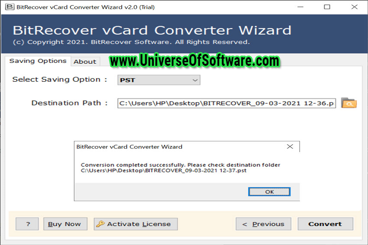 BitRecover vCard Converter Wizard v2.1 with Patch
