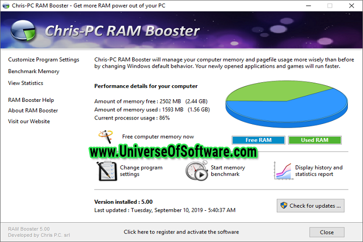 Chris-PC RAM Booster v5.05.28 with key
