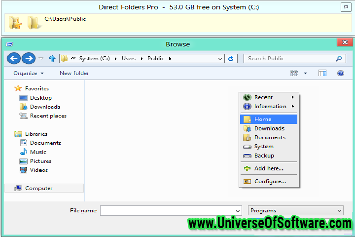 CodeSector Direct Folders Pro v4.1 with key