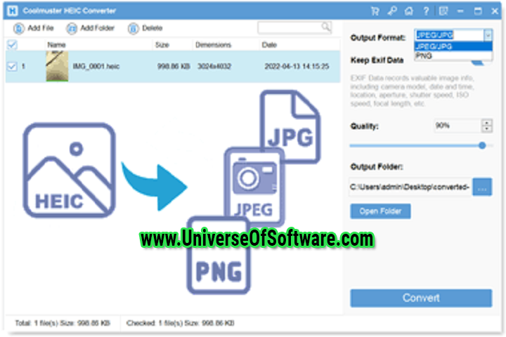 Coolmuster HEIC Converter 1.0.24 with key