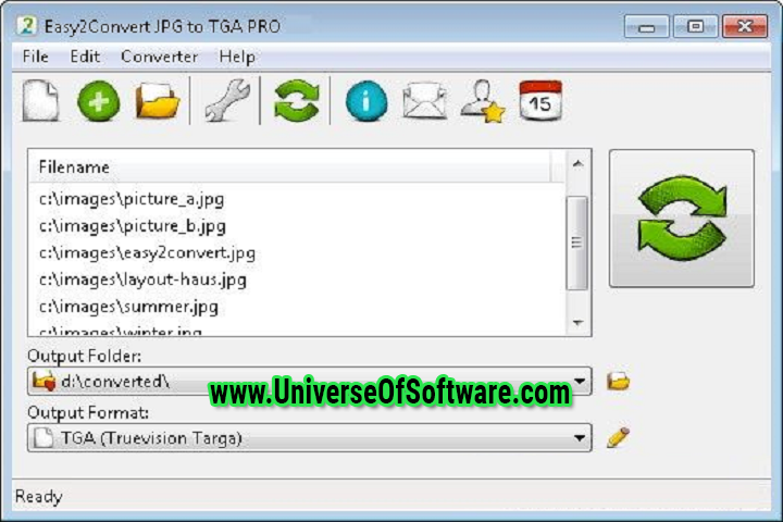 Easy2Convert JPG to TGA Pro v3.1 with patch