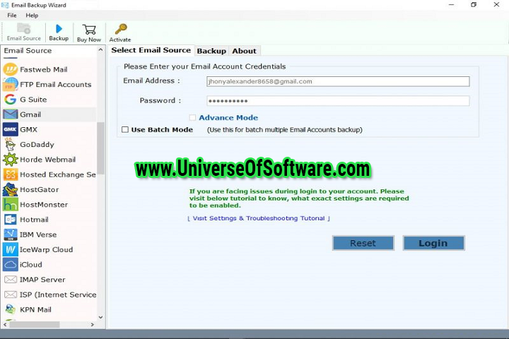 Email Backup Wizard 13.4 with Patch