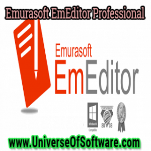 Emurasoft EmEditor Professional 21.8.1 Multilingual Free Download