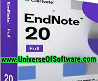 EndNote v20.4 Build 16272 Portable Free Download