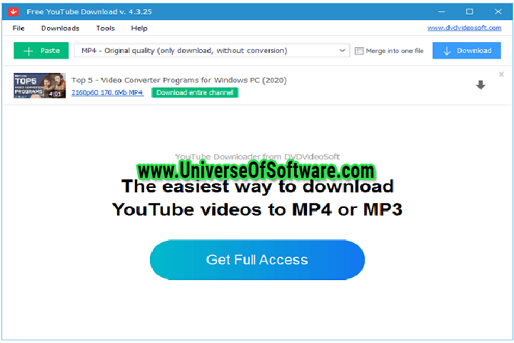 Free YouTube Download v4.3.80.705 with key