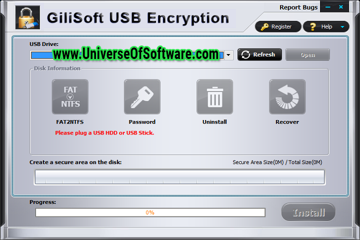 GiliSoft USB Stick Encryption v11.7 Free Download