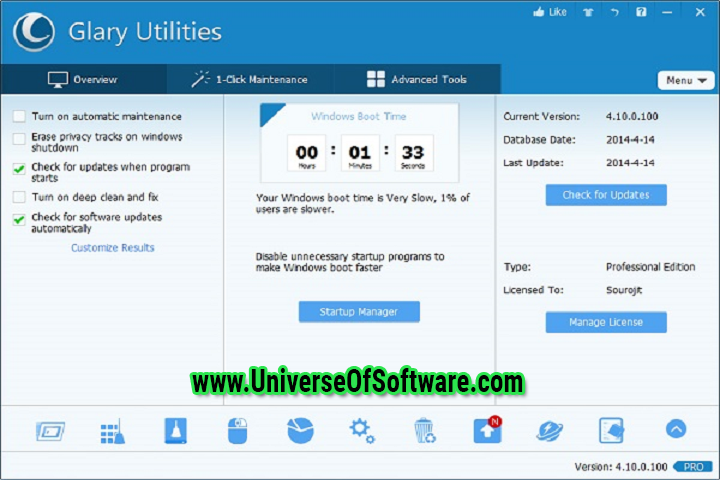 Glary Utilities Pro v5.191.0.220 with Patch