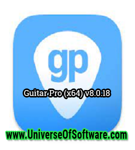 Guitar Pro (x64) + Soundbanks v8.0.18 Portable Patch