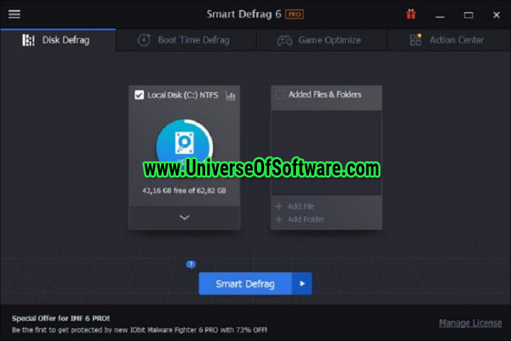 IObit Smart Defrag Pro 8.0.0.149 with crack