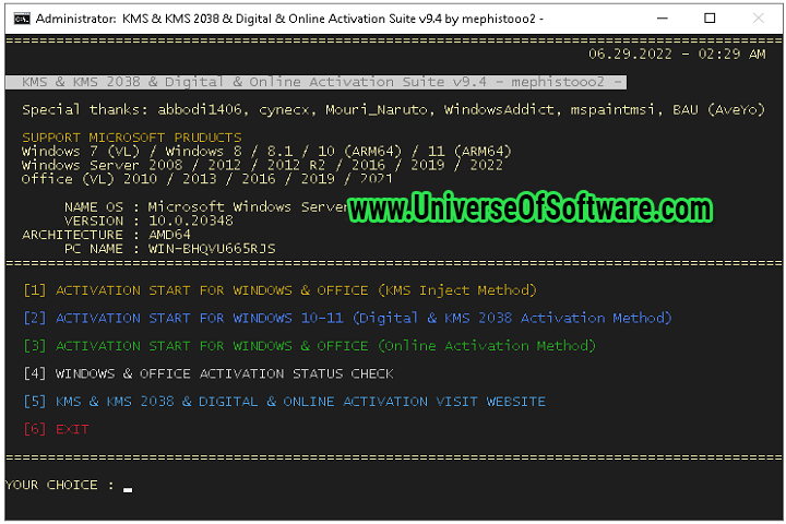 KMS-2038 & Digital & Online Activation Suite v9.4 with Patch