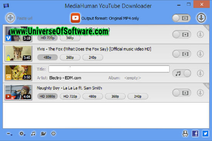 MediaHuman YouTube Downloader 3.9.9 with Crack