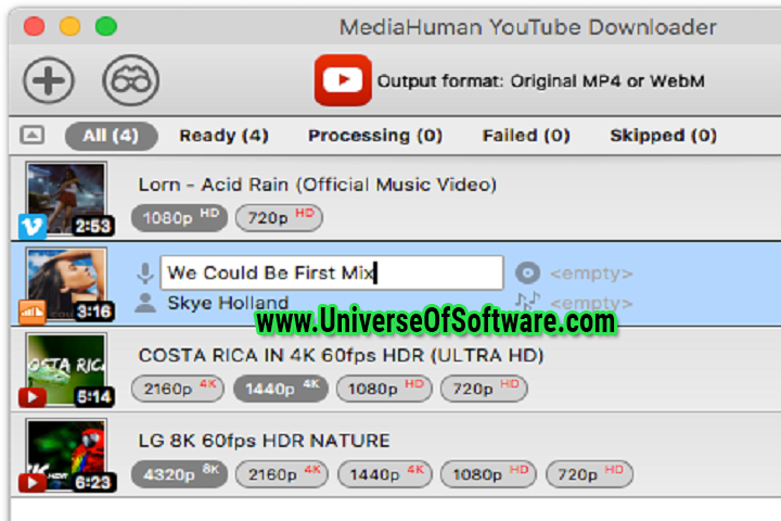 MediaHuman YouTube Downloader 3.9.9 with key