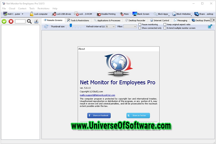 Net Monitor For Employees Pro v5.8.13 with Key