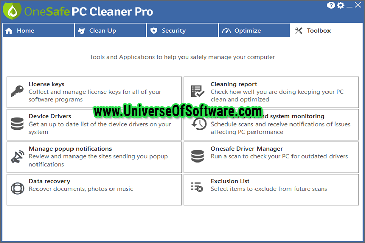 OneSafe PC Cleaner Pro v8.3.0.0 with crack