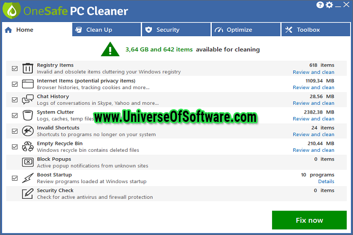 OneSafe PC Cleaner Pro v8.3.0.0 with key
