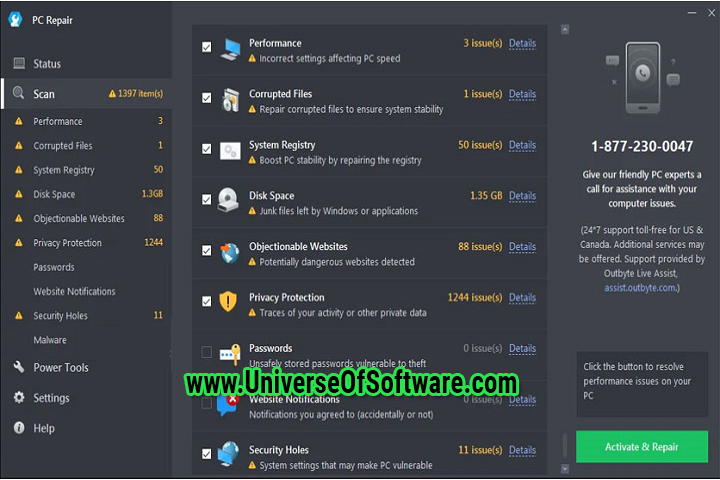 OutByte PC Repair v1.7.102.6630 with patch
