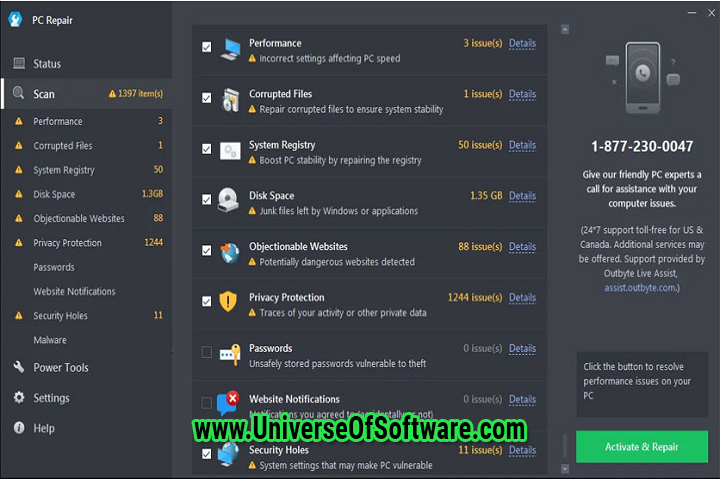 OutByte PC Repair v1.7.112.7856 with patch