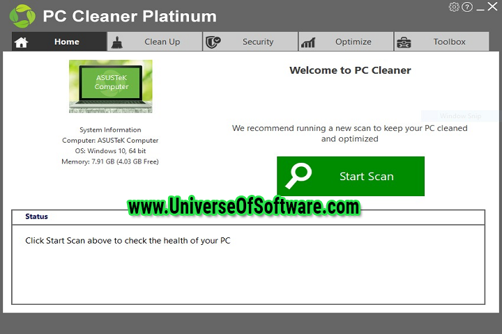 PC Cleaner Platinum v8.0.0.3 with keygen