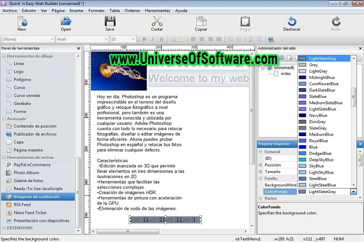 Quick 'n Easy Web Builder 9.3.0 with Key