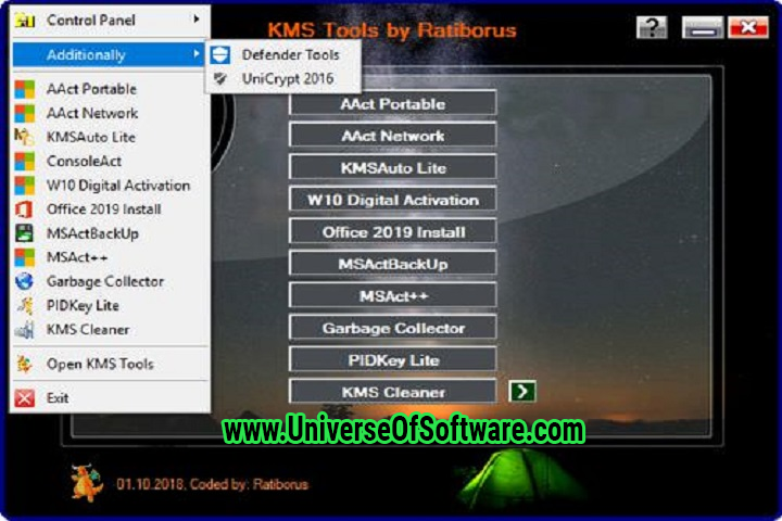 Ratiborus KMS Tools v01.07.2022 with Patch
