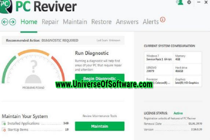 ReviverSoft PC Reviver v3.8.2.6 with crack