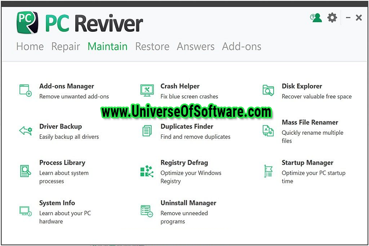 ReviverSoft PC Reviver v3.8.2.6 with key