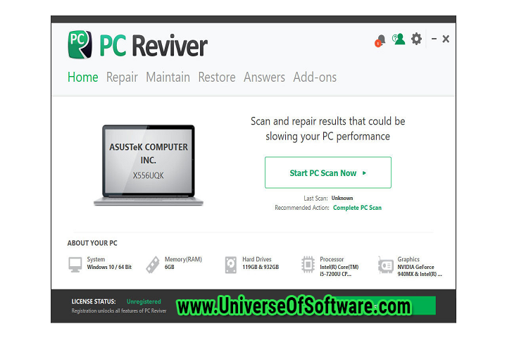 ReviverSoft PC Reviver v3.14.1.12 with Keygen