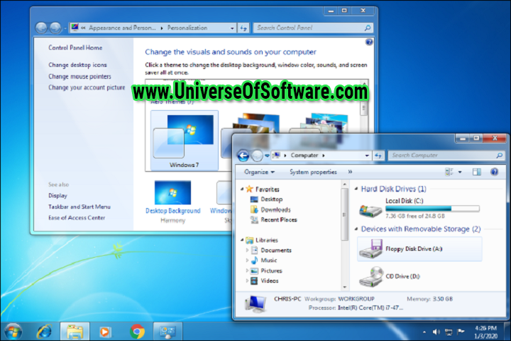 Windows 7 SP1 X64 Ultimate 3in1 OEM with Key
