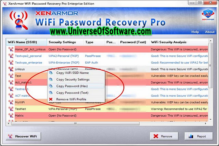 XenArmor WiFi Password Recovery Pro v6.0.0.1 with Crack