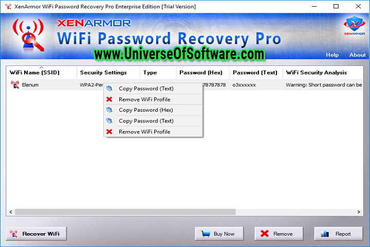 XenArmor WiFi Password Recovery Pro v6.0.0.1 with Key