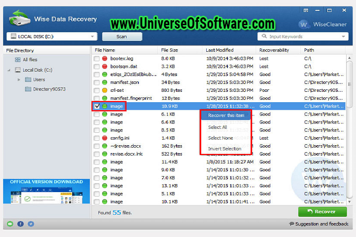 Wise Data Recovery Pro v6.1.2.493 with Key