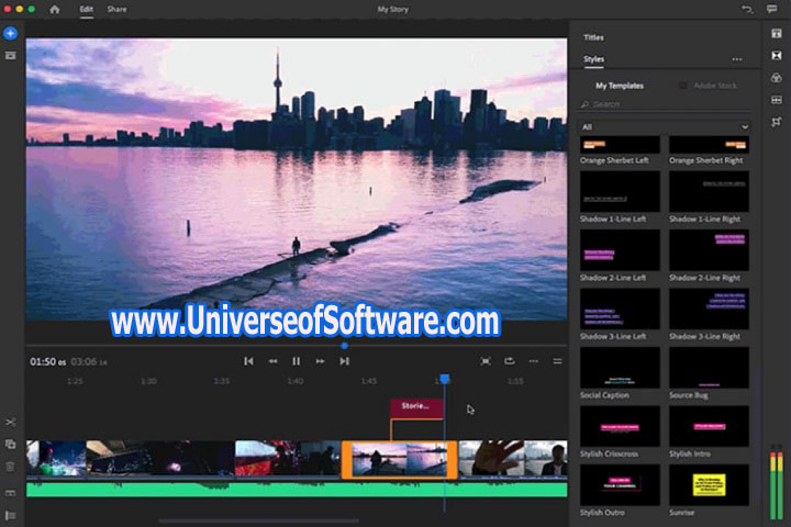 Adobe Premiere Rush v2.5.0.403 Free Download