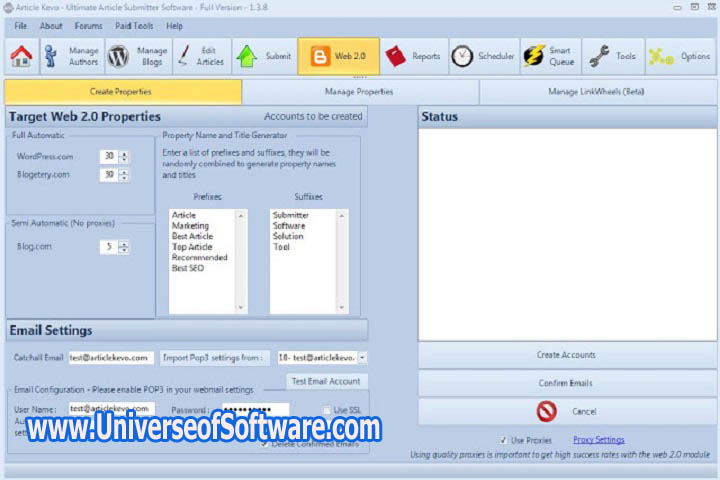 Article Kevo 1.70 Free Download