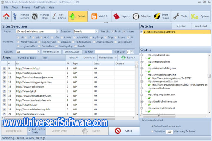Article Kevo 1.70 Free Download
